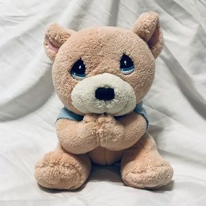 Brown Plush 6" Precious Moments Praying Bear Plush